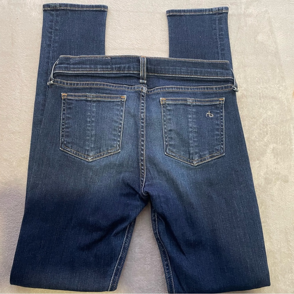 Rag & Bone Skinny Jeans Womens 26 Inseam 28 Distressed - Picture 2 of 3